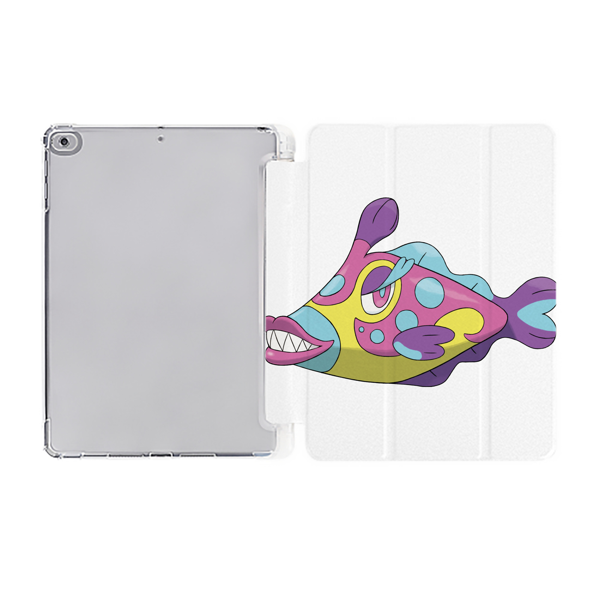 （画像用） ポケットモンスター Pokémon IPad ケース ペン収納付き 三つ折りスタンド PUレザー×シリコン 対応機種9.5/10.5/10.9インチ
